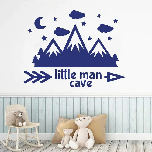 Miniatura 8 de Calcomanías de pared de campamento de verano, decoración de pared de bosque, para habitación de niños, diseño de guardería, 10