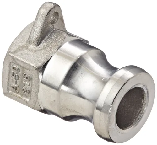 Miniatura 3 de Dixon 100-A-SS Acero Inoxidable 316 Boss-Lock Tipo A Leva y Ranura Manguera de Acoplamiento, Enchufe de 1" x 1" NPT Hembra