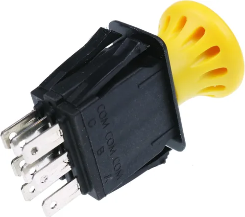 Miniatura 4 de JEENDA Interruptor de toma de fuerza de embrague de hoja 116-0124 103-5221 8 terminales compatibles con Exmark Toro Lazer Z, Turf Ranger, Turf