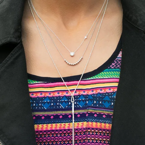 Miniatura 6 de Silpada 'Marvel' Cubic Zirconia Necklace in Sterling Silver, 16" + 2