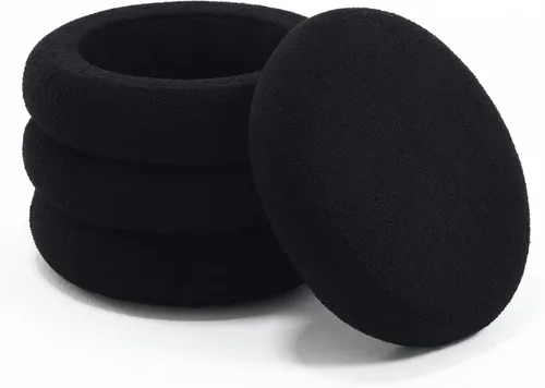 Boucle otomana con almacenamiento negro, pequeño reposapiés redondo con tapa extraíble, silla tapizada de sherpa para dormitorio y entrada