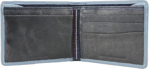Miniatura 4 de Cartera de cuero para hombre con doble pasarela y valet de Tommy Hilfiger