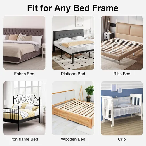 Miniatura 6 de Riel de cama para niños pequeños, rieles para camas infantiles abatibles para cama individual, matrimonial, Queen, King, litera, protector de riel