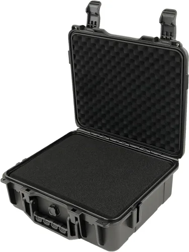 Miniatura 8 de Estuche rígido portátil - Funda de transporte impermeable, con espuma de bricolaje, grande, 18.4 x 12.6 x 6.3 pulgadas