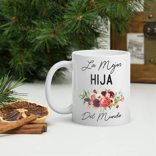 Miniatura 2 de Fantastic Gifts Taza La Mejor Hija Del Mundo, regalo para hija, taza de la mejor hija del mundo, regalo de cumpleaños, regalo para el día de la Madre