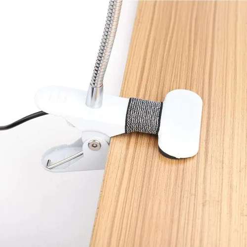 Miniatura 8 de lámpara, USB círculo maquillaje lámpara ceja labio salón de belleza escritorio Led luces con clip