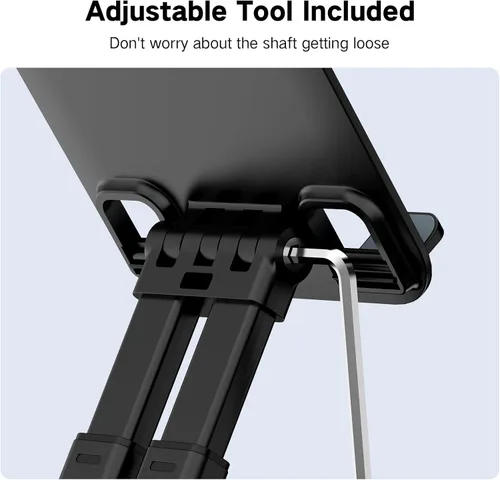 Miniatura 7 de Soporte para tableta Tonmom para iPad, soporte para tableta ajustable para escritorio, soporte para monitor portátil plegable compatible
