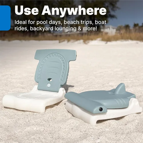Miniatura 6 de Step2 Asiento abatible Hammerhead para niños, silla portátil para exteriores, para piscina, campamento, playa, estadio, proporciona apoyo