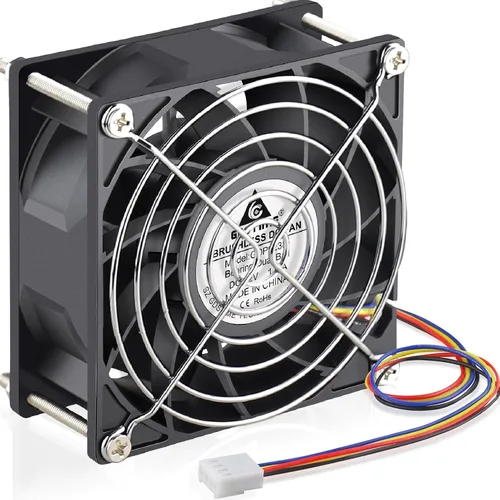 Miniatura 9 de GDSTIME Ventilador PWM de 3.150 in x 0.984 in de 4 pines, alta velocidad 12V 3.150x315.945 in de presión estática PC CPU Cooler Ventilador