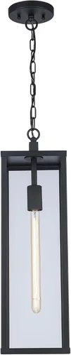Miniatura 9 de Trans Globe Importaciones 40751 BK - Farol de pared transitorio de una luz de la colección Oxford, acabado negro