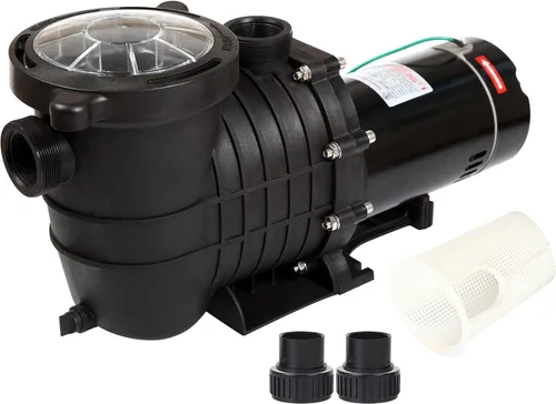 TOPWAY 2HP 110V/230V Bomba de piscina de doble voltaje 114GPM filtro jardín lnground y piscinas sobre el suelo bomba de agua