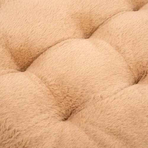 Miniatura 8 de Paquete de 2 camas lavables para perros, camas de lujo de felpa para perros con antideslizante, cómoda colchoneta para dormir para perros grandes