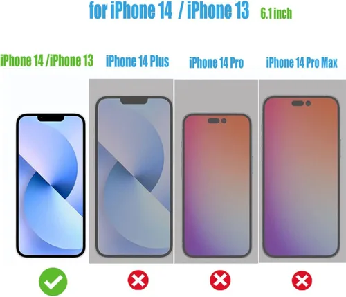 Miniatura 2 de Funda protectora completa a prueba de golpes, delgada, suave, TPU transparente, para iPhone 14/13 6.1, diseño de animales de dibujos animados