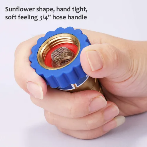 Miniatura 6 de MEASUREMAN Latón sin plomo, regulador de presión de agua, 2 piezas, reductor de presión para cámper, remolque, RV, jardín, sistema de plomería