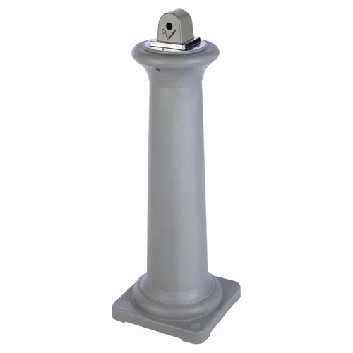 Miniatura 7 de Rubbermaid Commercial Products GroundsKeeper - Receptáculo para fumar toscano de metal negro al aire libre para parques/centros comerciales al aire