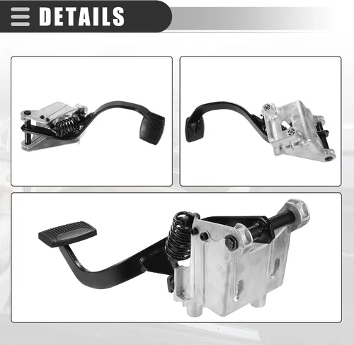 Miniatura 7 de Motoforti Conjunto de pedal de embrague diésel, para Ford F250 F350 F450 F550 Super Duty 7.3L 1999 2000 2001 2002 2003, YC3Z-7B633-BA, pedales
