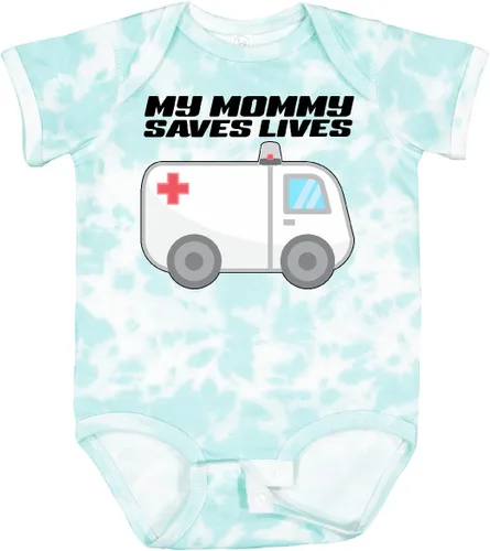 Miniatura 14 de inktastic My Mommy Saves Lives- Body para bebé de ambulancia