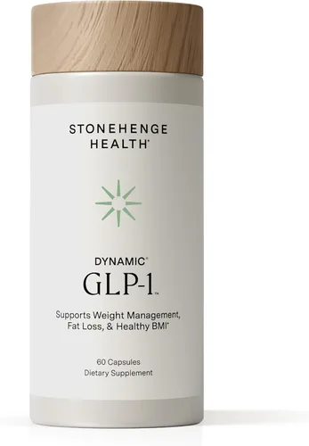 Stonehenge Health Dynamic GLP-1 Suplemento de control de peso para mujeres y hombres, 550 mg de berberina, Akkermansia, apoya la regulación del