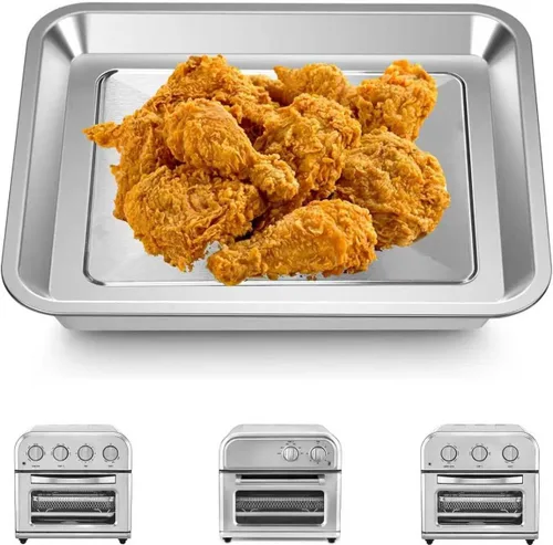 Accesorios de horno tostador para freidora de aire Cuisinart TOA-28 AFR-25 Tostadora de horno de convección de freidora de aire, bandeja de horno