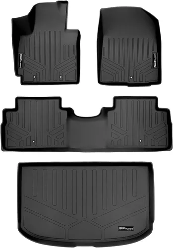 Miniatura 13 de SMARTLINER Alfombrilla de suelo para maletero de carga personalizada para todo tipo de clima para Kia Soul 2014-2019