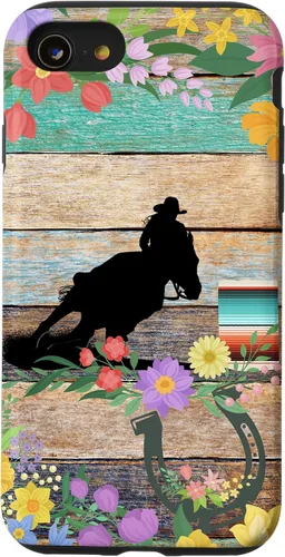 Miniatura 18 de Cute Serape Spring Flower Rodeo Western Horse Barrel Racing Case for iPhone 17