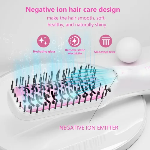 Miniatura 4 de DAN Technology Cepillo secador 3 en 1, cepillo secador de pelo, cepillo de paleta, cepillo alisador de pelo, cepillo secador de pelo para cabello