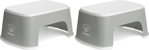 Miniatura 3 de BabyBjörn Taburete, gris/blanco