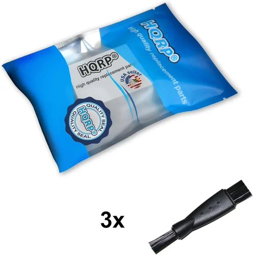 Miniatura 2 de HQRP Paquete de 3 cepillos de limpieza compatibles con Remington 4500 (modelo AT830/46) BHT250 BHT300 BHT600 Ep7020 F-4800 F-4900 F2-3800 F2-3800L