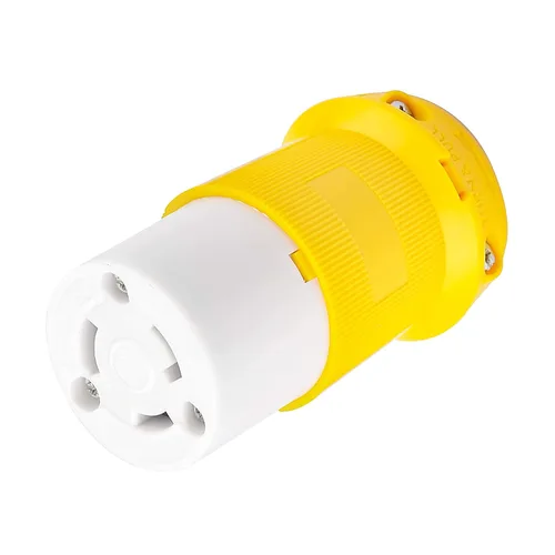 Miniatura 15 de RVGUARD extremos de cable de extensión macho y hembra, juego de enchufe y conector de repuesto de hoja recta de 15 A 125 V de servicio pesado, tipo