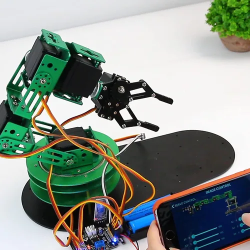 Miniatura 7 de Yahboom Controlador de servomotores RC de 16 canales, herramienta de centrado de controlador con protección contra sobrecorriente, 2 modos de Servo