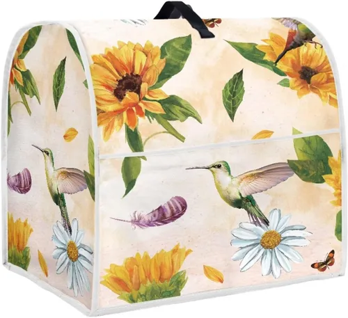 Miniatura 24 de Funda para batidora de pie de libélula bohemia compatible con mezclador de cocina de 4.5 a 5 cuartos de galón, a prueba de polvo, cubierta