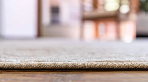 Miniatura 5 de Unique Loom Sabrina Soto Outdoor Collection Alfombra moderna, vibrante y tallada, 2 x 6 pies, beige