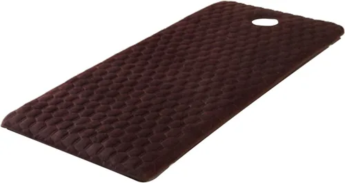 Miniatura 21 de Cubrecolchón de mesa de masaje de 2.0 in/2.8 in de grosor, funda de colchón trapezoidal para cama de salón de belleza, sábanas con agujeros de Gris