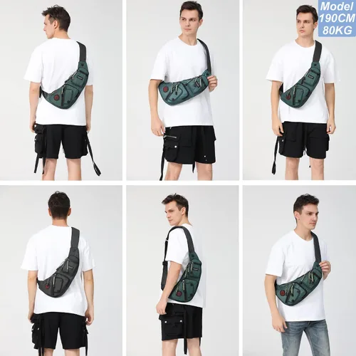 Miniatura 85 de Nicgid Sling Bag - Mochila bandolera para hombre), LYSB01NH075BJ-SPRTSEQIP