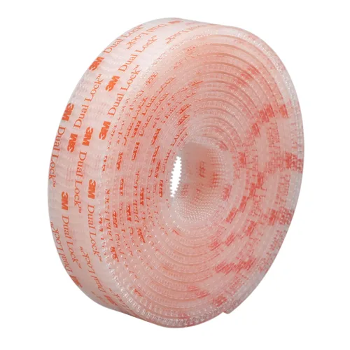 3M Sujetadores resellables de doble bloqueo SJ3560, tipo 250, transparentes, 1/2 pulgada x 50 yardas, uso industrial, cierre a presión, fuerte y