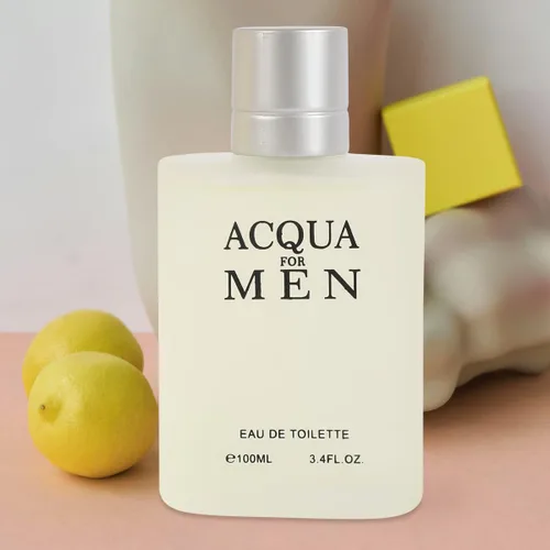 Miniatura 3 de Acqua Spray Eau de Toilette para hombre – Perfume fresco cítrico acuático para hombre con bergamota y notas de mar – 3.4 fl oz/3.4 fl oz