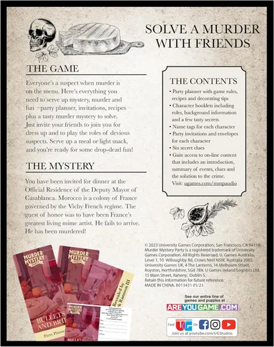 Miniatura 8 de Fiesta de Misterio de Asesinato, Balas y Brie, para Edades 18+