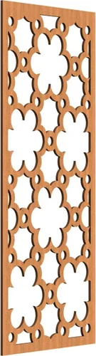 Miniatura 47 de Ekena Millwork WALW14X35X0250STGRO Southgate - Paneles de pared decorativos de madera con calado, 13 3/8 pulgadas de ancho x 34 3/8 pulgadas de rojo
