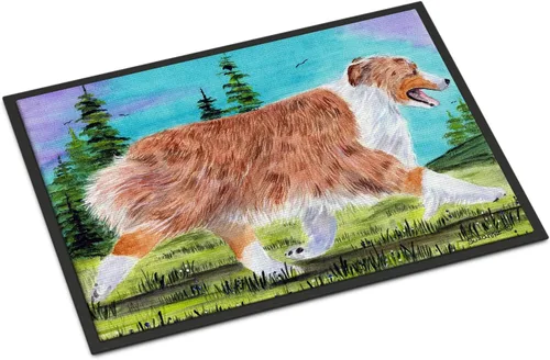 Miniatura 334 de Caroline's Treasures SS8220MAT - Felpudo afgano de 18 x 27 pulgadas, para interiores y exteriores, para entrada, antideslizante, lavable, de pelo