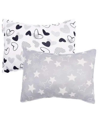 Miniatura 58 de ALVABABY Paquete de 2 fundas de almohada de algodón orgánico para niños pequeños, fundas de almohada para niños de 13 x 18 pulgadas o 12 x 16