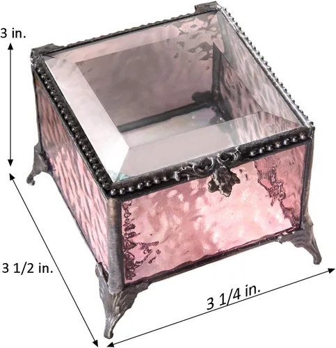 Miniatura 3 de Regalo de graduación personalizado para ella, joyero de cristal, recuerdo grabado para graduados de secundaria o graduación universitaria clase