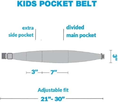 Miniatura 3 de BANDI Cinturón de bolsillo para niños para uso médico deportivo juego ajuste cómodo y ajustable