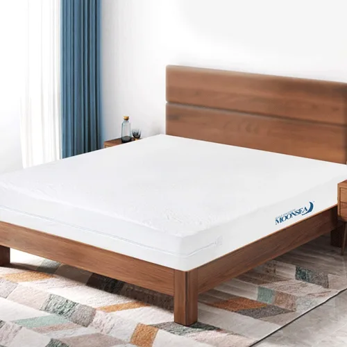 Miniatura 6 de Moonsea Protector de colchón King con cremallera, funda de colchón con superficie de rizo ultra suave, funda impermeable de 6 lados para niños