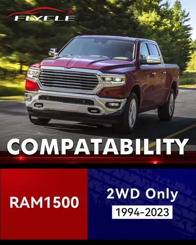 Miniatura 5 de FLYCLE Kits de elevación de nivelación delantera de 2 pulgadas para Ram 1500 1994-2018 2WD, Ram 2500/3500 2WD 1994-2013, eleva la parte delantera