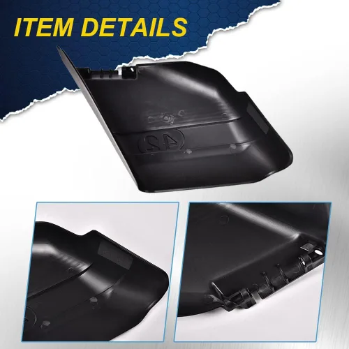Miniatura 3 de CHEDA Protector deflector de 42 pulgadas con hardware de montaje compatible con Craftsman 130968 532130968, color negro