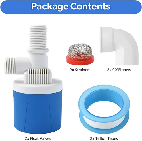 Miniatura 8 de 2 Válvulas de flotador de pulso de agua de entrada superior de 1/2 pulgada, sistema de control automático de agua Aquapulse, mini válvulas