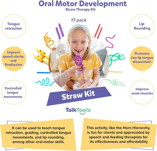 Miniatura 6 de TalkTools Pajitas locas para beber de alta calidad, pajitas divertidas y coloridas pajitas para beber, pajitas locas para niños, coloridas