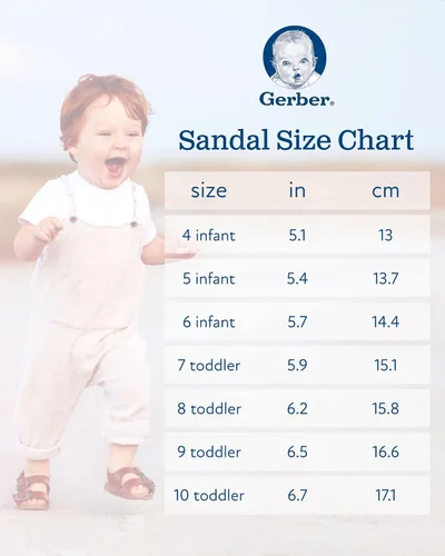 Miniatura 6 de Gerber Sandalias para niños - Sandalias deportivas de pescador con punta cerrada zapatos acuáticos (niñoniño), Marrón