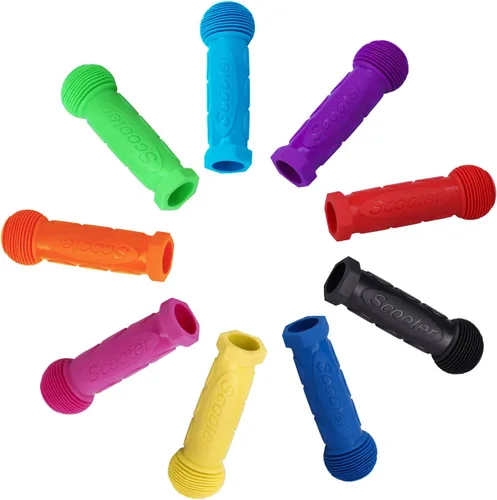 Miniatura 3 de Manillares de repuesto para mango de scooter para niños para ruedas de 2/3/4, scooters infantiles, carrito de empuje, 9 colores disponibles, paquete