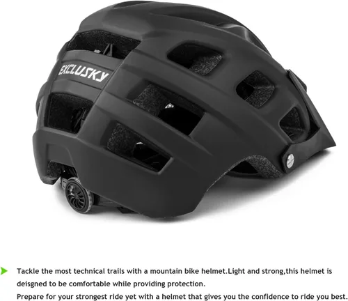 Miniatura 6 de Exclusky Casco de Bicicleta Casco de Bicicleta de Montaña para Adultos Casco Ligero de Ciclismo MTB para Hombres y Mujeres Casco de Bicicleta